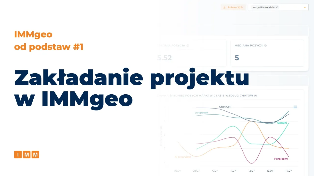Zakładanie pierwszego projektu w IMMgeo